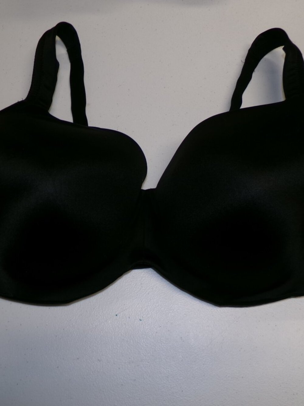 SOMA Stunning Support Smooth Balconette Black Bra sz 44DD